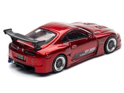 Toyota Supra (A80) "Top Secret" GT300 RHD (Right Hand Drive) Red Metallic 1/64 Diecast Model Car by Inno Models image 3