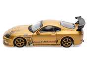 Toyota Supra (A80) "Top Secret" GT300 RHD (Right Hand Drive) Gold Metallic "Tokyo Auto Salon 2025 Event Exclusive" 1/64 Diecast Model Car by Inno Models image 3