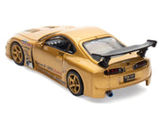 Toyota Supra (A80) "Top Secret" GT300 RHD (Right Hand Drive) Gold Metallic "Tokyo Auto Salon 2025 Event Exclusive" 1/64 Diecast Model Car by Inno Models image 4