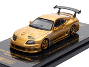 Toyota Supra (A80) "Top Secret" GT300 RHD (Right Hand Drive) Gold Metallic "Tokyo Auto Salon 2025 Event Exclusive" 1/64 Diecast Model Car by Inno Models image 5