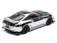 Toyota Supra (A80) "Top Secret" GT300 RHD (Right Hand Drive) Chrome with Carbon Hood and Red Interior "Tokyo Auto Salon 2026 Event Exclusive" 1/64 Diecast Model Car by Inno Models image 4