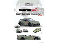 Toyota Supra (A90) "DarwinPro" Matt Green with Carbon Accents 1/64 Diecast Model Car by Inno Models image 4