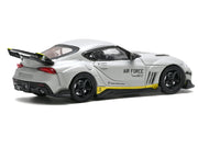 Toyota Supra (A90) WBK DarwinPro "Air Force" Matt Gray with Carbon Accents 1/64 Diecast Model Car by Inno Models image 3