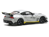 Toyota Supra (A90) WBK DarwinPro "Air Force" Matt Gray with Carbon Accents 1/64 Diecast Model Car by Inno Models image 3