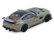 DarwinPRO iMP-Performance AMG GT "Goblin Group" Matt Green with Black Top 1/64 Diecast Model Car by Inno Models image 3