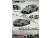 DarwinPRO iMP-Performance AMG GT "Goblin Group" Matt Green with Black Top 1/64 Diecast Model Car by Inno Models image 5