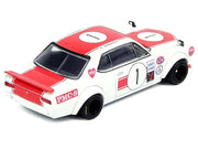 Nissan Skyline 2000 GT-R (KPGC10) #1 RHD (Right Hand Drive) Takahashi Kinimitsu "Fuji Masters 250km" (1971) 1/64 Diecast Model Car by Inno Models image 2