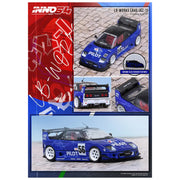 Mazda AZ-1 Liberty Walk LB40 RHD (Right Hand Drive) #56 "Pilot" Blue with Black Top 1/64 Diecast Model Car by Inno Models image 5
