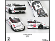 LBWK (Liberty Walk) F40 #58 White with Graphics "Collet" 1/64 Diecast Model Car by Inno Models image 5