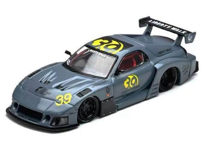 Mazda RX7 (FD3S) LB-Super Silhouette RHD (Right Hand Drive) #39 "Heng's Garage" Gray "Thailand Diecast Expo 2026 Event Edition" 1/64 Diecast Model Car by Inno Models image 2