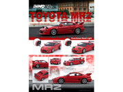 Toyota MR2 (SW20) RHD (Right Hand Drive) Red 1/64 Diecast Model Car by Inno Models image 5
