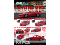 Toyota MR2 (SW20) RHD (Right Hand Drive) Red 1/64 Diecast Model Car by Inno Models image 5