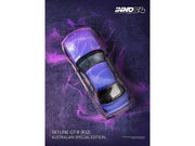 Nissan Skyline GT-R (R32) RHD (Right Hand Drive) Midnight Purple Metallic "Australian Special Edition" 1/64 Diecast Model Car by Inno Models image 4