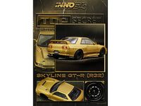 Nissan Skyline "Top Secret" BNR32 GT-R (650R) RHD (Right Hand Drive) Gold Metallic 1/64 Diecast Model Car by Inno Models image 3