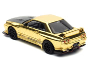 Nissan Skyline GT-R (R32) "Top Secret" RHD (Right Hand Drive) Chrome Gold with Carbon Hood "The Model Car Show Malaysia 2025 Event Edition" 1/64 Diecast Model Car by Inno Models image 4
