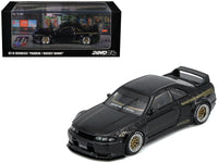 Nissan Skyline GT-R (BCNR33) RHD (Right Hand Drive) "Pandem - Rocket Bunny" Black 1/64 Diecast Model Car by Inno Models