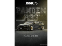 Nissan Skyline GT-R (BCNR33) RHD (Right Hand Drive) "Pandem - Rocket Bunny" Black 1/64 Diecast Model Car by Inno Models image 4