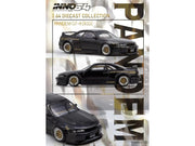 Nissan Skyline GT-R (BCNR33) RHD (Right Hand Drive) "Pandem - Rocket Bunny" Black 1/64 Diecast Model Car by Inno Models image 5