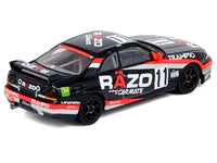 Nissan Skyline GT-R (R33) RHD (Right Hand Drive) #11 "Razo Trampio" N1 Super Endurance Series "Sedan Highland" (1995) 1/64 Diecast Model Car by Inno Models image 2
