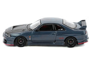 Nissan Top Secret Skyline GT-R (BCNR33) RHD (Right Hand Drive) Stealth Gray with Carbon Hood "Tokyo Auto Salon Hong Kong 2025 Event Edition" 1/64 Diecast Model Car by Inno Models image 3