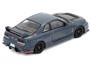 Nissan Top Secret Skyline GT-R (BCNR33) RHD (Right Hand Drive) Stealth Gray with Carbon Hood "Tokyo Auto Salon Hong Kong 2025 Event Edition" 1/64 Diecast Model Car by Inno Models image 4