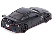 Nissan GT-R (R35) Nismo RHD (Right Hand Drive) Nismo Black with Carbon Hood and Top 1/64 Diecast Model Car by Inno Models image 2