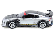 Nissan GT-R (R35) Top Secret RHD (Right Hand Drive) Silver Metallic with Carbon Hood and Top "Tokyo Auto Salon Hong Kong 2025 Event Edition" 1/64 Diecast Model Car by Inno Models image 2