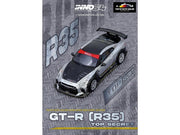 Nissan GT-R (R35) Top Secret RHD (Right Hand Drive) Silver Metallic with Carbon Hood and Top "Tokyo Auto Salon Hong Kong 2025 Event Edition" 1/64 Diecast Model Car by Inno Models image 4