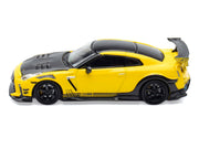 Nissan GT-R (R35) RHD (Right Hand Drive) Yellow with Carbon Hood and Black Top "The Model Car Show Singapore 2025 Event Edition" 1/64 Diecast Model Car by Inno Models image 3