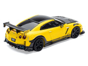Nissan GT-R (R35) RHD (Right Hand Drive) Yellow with Carbon Hood and Black Top "The Model Car Show Singapore 2025 Event Edition" 1/64 Diecast Model Car by Inno Models image 4