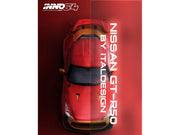 Nissan GT-R50 By ItalDesign Red Metallic with Gold Accents 1/64 Diecast Model Car by Inno Models image 4