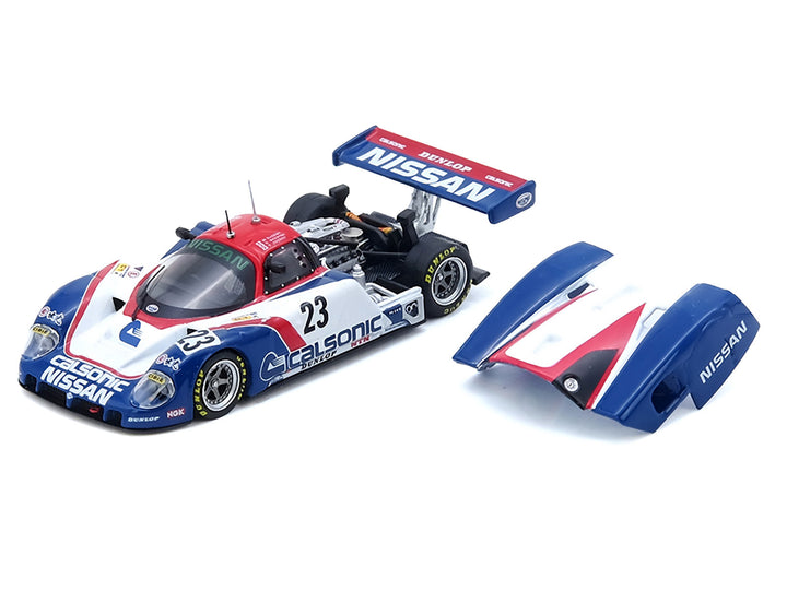 Nissan R89C #23 Masahiro Hasemi - Kazuyoshi Hoshino - Toshio Suzuki "24 Hours of Le Mans" (1989) 1/64 Diecast Model Car by Inno Models image 2