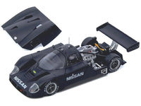Nissan R89C Matt Black "Le Mans Shakedown Test at Paul Ricard 1988" 1/64 Diecast Model Car by Inno Models image 2