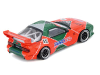 Mazda RX7 (FC3S) "Pandem Aero" RHD (Right Hand Drive) #55 Red and Green "Hong Kong Toycar Salon 2025 Event Edition" 1/64 Diecast Model Car by Inno Models image 3