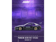 Mazda RX7 (FC3S) "Pandem Rocket Bunny" Kit Purple Metallic and Black 1/64 Diecast Model Car by Inno Models image 3