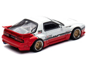 Mazda RX-7 (FC3S) "Pandem Rocket Bunny" White and Red with Black Stripes "The Model Car Show Singapore 2025 Event Edition" 1/64 Diecast Model Car by Inno Models image 4