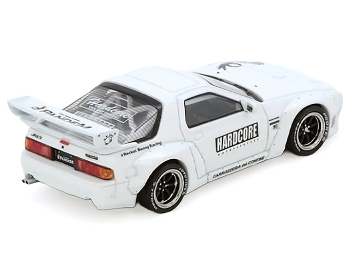 Mazda RX7 (FC3S) "Pandem Aero" Widebody Kit White with Graphics 1/64 Diecast Model Car by Inno Models image 2