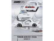 Mazda RX7 (FC3S) "Pandem Aero" Widebody Kit White with Graphics 1/64 Diecast Model Car by Inno Models image 4