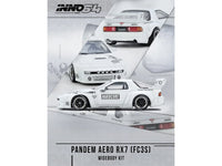 Mazda RX7 (FC3S) "Pandem Aero" Widebody Kit White with Graphics 1/64 Diecast Model Car by Inno Models image 4