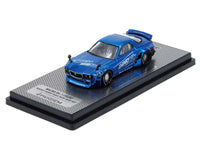 Inno Models Mazda RX-7 FD3S right-hand drive Pandem Rocket Bunny blue chrome Tokyo Auto Salon 2026 1:64 IN64-RX7FDP-TAS26, view 4