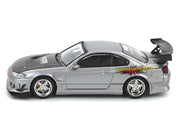Nissan "Top Secret" Silvia (S15) RHD (Right Hand Drive) Silver Metallic with Carbon Hood 1/64 Diecast Model Car by Inno Models image 2