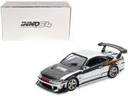 Nissan "Top Secret" Silvia (S15) RHD (Right Hand Drive) Chrome with Carbon Hood "Tokyo Auto Salon Kuala Lumpur 2025 Event Edition" 1/64 Diecast Model Car by Inno Models