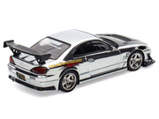 Nissan "Top Secret" Silvia (S15) RHD (Right Hand Drive) Chrome with Carbon Hood "Tokyo Auto Salon Kuala Lumpur 2025 Event Edition" 1/64 Diecast Model Car by Inno Models image 4