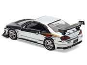 Nissan "Top Secret" Silvia (S15) RHD (Right Hand Drive) Chrome with Carbon Hood "Tokyo Auto Salon Kuala Lumpur 2025 Event Edition" 1/64 Diecast Model Car by Inno Models image 5