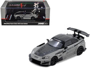 Honda S2000 RHD (Right Hand Drive) "J's Racing" Gray with Carbon Hood and Top "Hong Kong Toycar Salon 2025 Event Edition" 1/64 Diecast Model Car by Inno Models