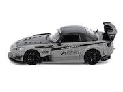 Honda S2000 RHD (Right Hand Drive) "J's Racing" Gray with Carbon Hood and Top "Hong Kong Toycar Salon 2025 Event Edition" 1/64 Diecast Model Car by Inno Models image 2