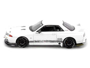 Nissan Skyline "Top Secret" (VR32) GT-R RHD (Right Hand Drive) White 1/64 Diecast Model Car by Inno Models image 2