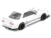 Nissan Skyline "Top Secret" (VR32) GT-R RHD (Right Hand Drive) White 1/64 Diecast Model Car by Inno Models image 3