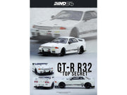 Nissan Skyline "Top Secret" (VR32) GT-R RHD (Right Hand Drive) White 1/64 Diecast Model Car by Inno Models image 4