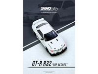 Nissan Skyline "Top Secret" (VR32) GT-R RHD (Right Hand Drive) White 1/64 Diecast Model Car by Inno Models image 5